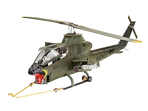 Revell Modellbausatz AH-1G Cobra I Erster Kampfhubschrauber seiner Art I Detailgetreue Nachbildung im Maßstab 1:32 mit 226 Teilen I Perfekt für erfahrene Modellbauer und Einsteiger ab 13 von Revell
