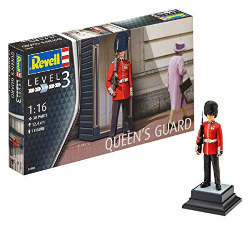 Revell Modellbausatz Figuren 1:16 - Britische Königliche Garde / British Queens Guard im Maßstab 1:16, Level 3, originalgetreue Nachbildung mit vielen Details, 02800 von Revell