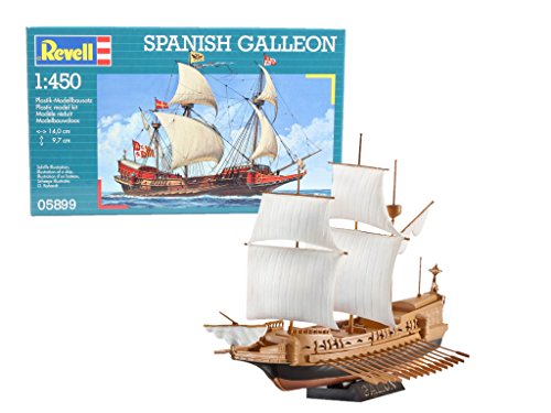 Revell 05899 10 Modellbausatz Spanish Galleon im Maßstab 1:450, Level 3 Revell 05899 10 Modellbausatz Spanish Galleon im Maßstab 1:450, Level 3 von Revell