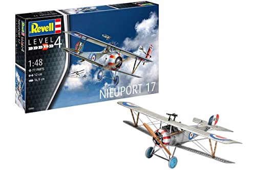 Revell REV-63885 Model Set Nieuport 17 Modellbausatz + Zubehör, Mehrfarbig, 1/32 von Revell