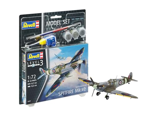 Revell 63897 Modellbausatz Supermarine Spitfire M im Maßstab 1:72 von Revell