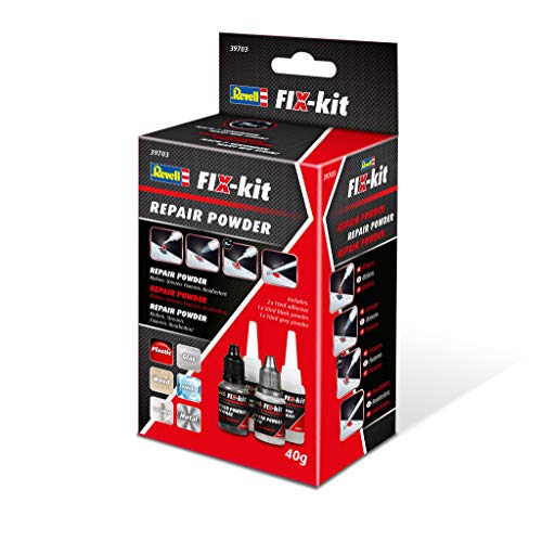 Revell GmbH & Co. KG REV39703 Fix-kit Repair Powder, Innovativer Kleber zum Verschweißen von Werkstoffen Zubehör, Mehrfarbig Revell GmbH & Co. KG REV39703 Fix-kit Repair Powder, Innovativer Kleber zum Verschweißen von Werkstoffen Zubehör, Mehrfarbig von Revell