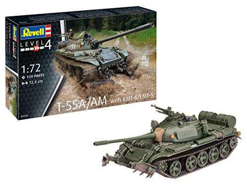 Revell 03328 T-55A/AM with KMT-6/EMT-5 1:72 von Revell