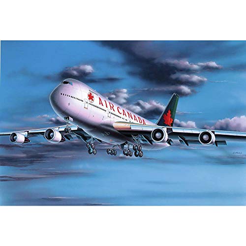 Revell RV04210 Modellbausatz Flugzeug 0.3125 - Boeing 747-200 im Maßstab 1:390, Level 3, originalgetreue Nachbildung mit vielen Details, Zivilflugzeug, Passagierflugzeug, 4210 von Revell