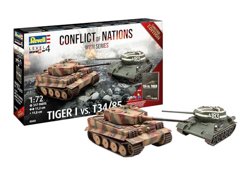 Revell Gift Set 05655 Conflict of Nations Series 1:72 Unbuilt Plastic Model Kit with Accessories von Revell