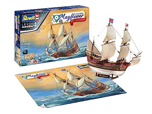 Revell 05684 Mayflower - 400th Anniversary, Unlackiert von Revell