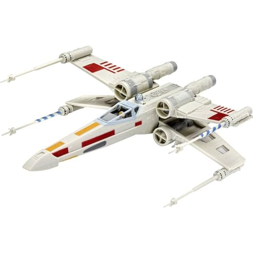 Revell 06779 Disney Star Wars X-Wing Fighter, Krieg der Sterne Raumschiff 1:57, 21,8cm Modellbausatz für Einsteiger, unlackiert Revell 06779 Disney Star Wars X-Wing Fighter, Krieg der Sterne Raumschiff 1:57, 21,8cm Modellbausatz für Einsteiger, unlackiert von Revell