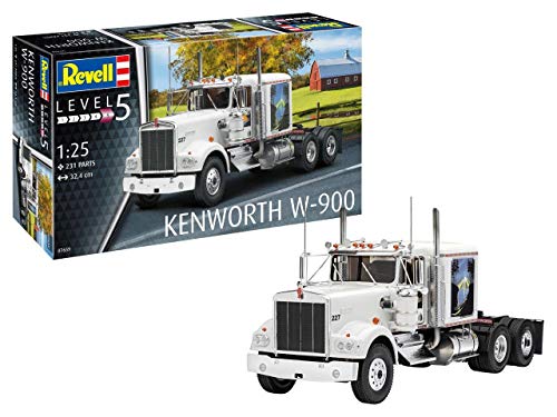 Revell RV07659 7659 Kenworth Fahrzeug 07659 Truckmodell Bausatz 1:25, 1/25 von Revell