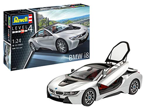 Revell 07670 BMW i8 originalgetreuer Modellbausatz für Fortgeschrittene, unlackiert Revell 07670 BMW i8 originalgetreuer Modellbausatz für Fortgeschrittene, unlackiert von Revell