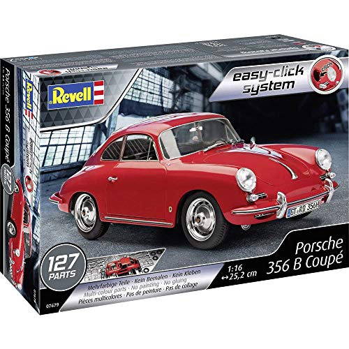 Revell RV07679 7679 Porsche 07679 356 Coupé Automodell Bausatz 1:16, 1:16/25 cm von Revell