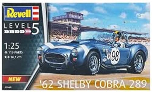 Revell RV67669 67669 Model Set AC Cobra 289 Ford originalgetreuer Modellbausatz für Experten, mit Basis-Zubehör, unlackiert von Revell