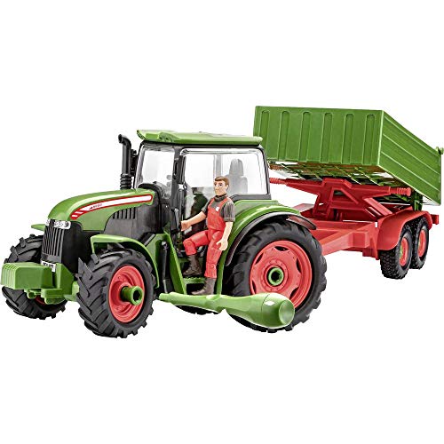 Revell Revell_00817 817 Junior Kit-Traktor mit Anhänger und Spielfigur 4 der Bausatz mit dem Schraubsystem für Kinder ab 4 Jahre, Bauen-Schrauben-Spielen, mit tollen Funktionen, grün, Länge ca. 46 cm Revell Revell_00817 817 Junior Kit-Traktor mit Anhänger und Spielfigur 4 der Bausatz mit dem Schraubsystem für Kinder ab 4 Jahre, Bauen-Schrauben-Spielen, mit tollen Funktionen, grün, Länge ca. 46 cm von Revell