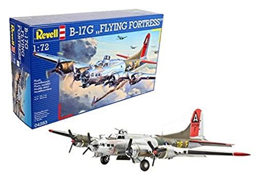 Revell 04283 Modellbausatz Flugzeug 1:72 - B-17G Flying Fortress im Maßstab 1:72, Level 5, originalgetreue Nachbildung mit vielen Details, 04283 Revell 04283 Modellbausatz Flugzeug 1:72 - B-17G Flying Fortress im Maßstab 1:72, Level 5, originalgetreue Nachbildung mit vielen Details, 04283 von Revell