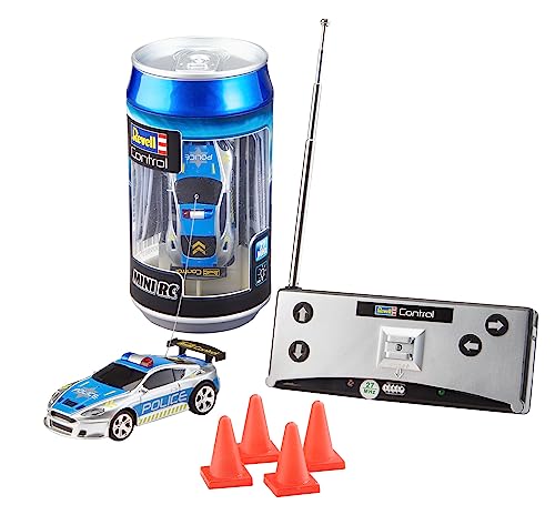 Revell Control Mini RC Car Police I MaÃŸstab 1:43 I Authentisches Design, Ideal Für Kinder Ab 8 Jahren I Geeignet Für Innen- Und AuÃŸenbereiche I Zwei Betriebsfrequenzen Für Spannende Rennen von Revell