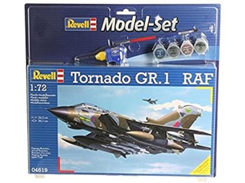 Revell Revell_64619 Modellbausatz Flugzeug 1:72 - Tornado GR.1 RAF im Maßstab 1:72, Level 4, originalgetreue Nachbildung mit vielen Details, , Model Set mit Basiszubehör, 64619 von Revell