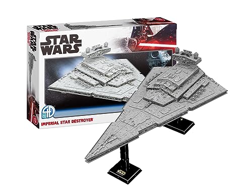 Revell Star Wars Kartonmodellbausatz I Detailgetreuer Modelbausatz des Imperial Star Destroyer I für Jung und Alt I 278 Teile I für Star Wars Fans I Ideale Geschenkidee für jeden Anlass, Mittel von Revell
