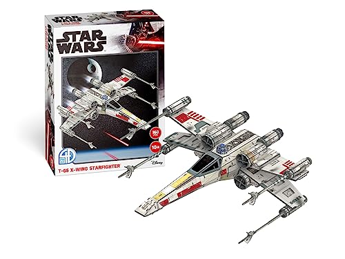 Revell Star Wars Kartonmodellbausatz I Detailgetreuer Modelbausatz des T-65 X-Wing Starfighter I für Jung und Alt I 160 Teile I Imposante Größe I Ideale Geschenkidee für jeden Anlass, Mittel Revell Star Wars Kartonmodellbausatz I Detailgetreuer Modelbausatz des T-65 X-Wing Starfighter I für Jung und Alt I 160 Teile I Imposante Größe I Ideale Geschenkidee für jeden Anlass, Mittel von Revell