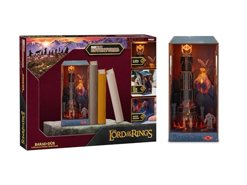 Revell Tiny Adventures Buchstütze Herr der Ringe I Saurons Festung als 3D Holz Puzzle mit LED I DIY Miniaturmodell Book Nook für Bücherregal I Perfekt für Sammler & Fans Revell Tiny Adventures Buchstütze Herr der Ringe I Saurons Festung als 3D Holz Puzzle mit LED I DIY Miniaturmodell Book Nook für Bücherregal I Perfekt für Sammler & Fans von Revell