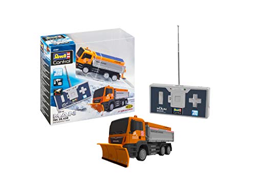 Revell Control 23487 Mini Winter Service Truck RC Einsteiger Modellauto Elektro LKW Orange von Revell Control