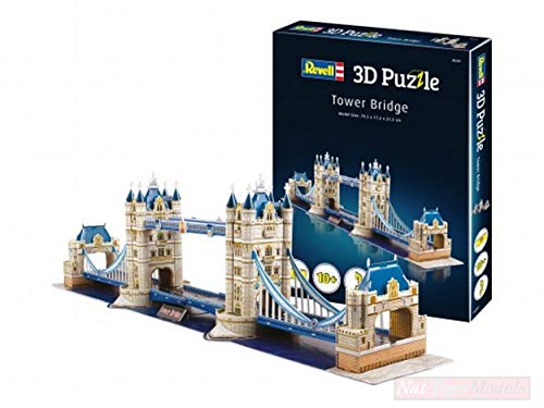 Scale Modell KOMPATIBEL MIT Puzzle 3D Tower Bridge mm 175x795 REVELL RV00207 von Revell
