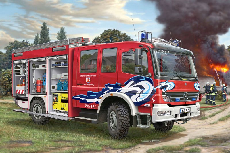 Schlingmann Feuerwehrfahrzeuge TLF 16/25 Mercedes Benz Atego 1529 AF Schlingmann Feuerwehrfahrzeuge TLF 16/25 Mercedes Benz Atego 1529 AF von Revell