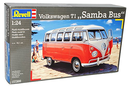 Volkwagen T1 T 1 Transporter Bus Samba Rot 07399 Bausatz Kit 1/24 Revell Modellauto Modell Auto Volkwagen T1 T 1 Transporter Bus Samba Rot 07399 Bausatz Kit 1/24 Revell Modellauto Modell Auto von NEW