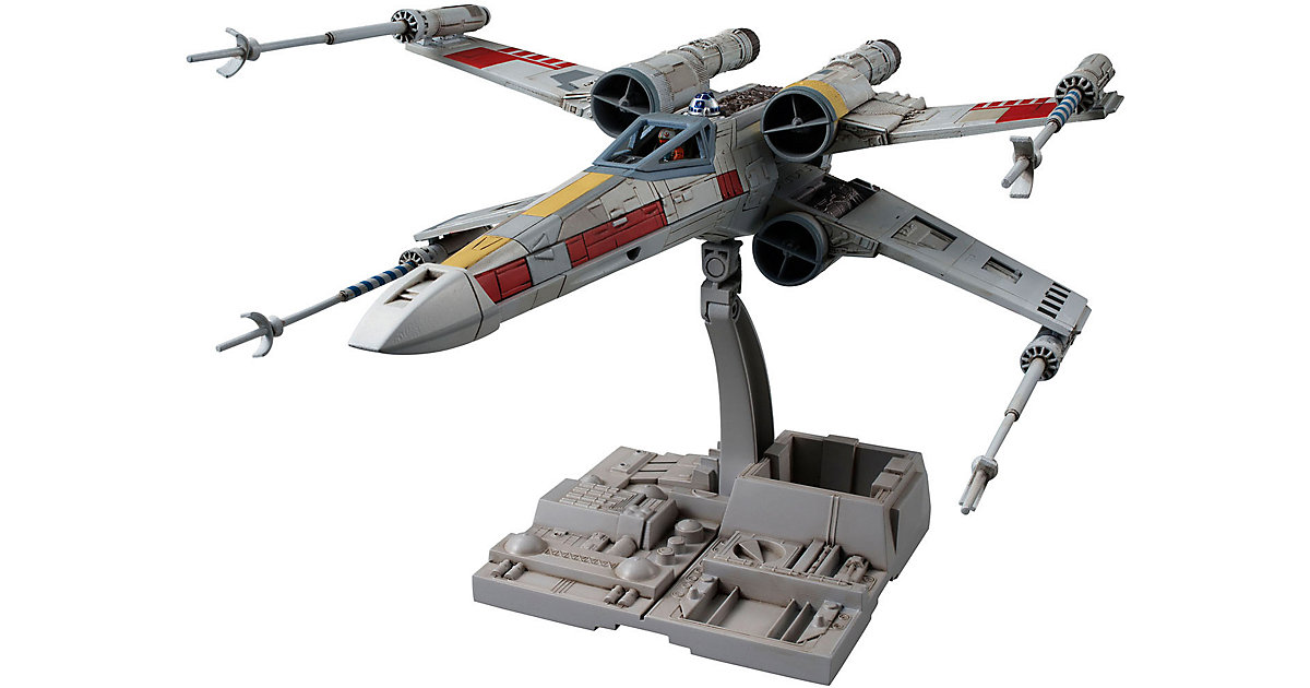 X-Wing Starfighter, Bandai Modellbausatz Star Wars im Maßstab 1:72, 144 Teile, 17,3 cm von Revell