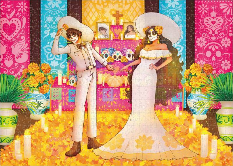 Reverie Puzzles Tag der Toten 1000 Teile Puzzle Reverie-Puzzles-16896 von Reverie Puzzles