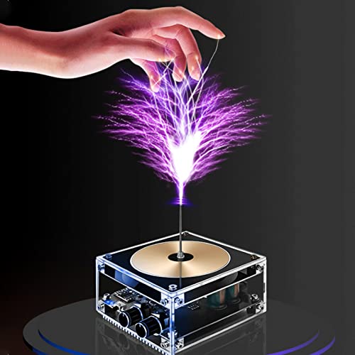Teslaspule Bluetooth Mini Musik Tesla Spule Bogen Plasma Lautsprecher Coil Berührbare DIY Drahtloses Desktop Spielzeug Lightning Länge 10cm Science Experiment Kind Erwachsener Teslaspule Bluetooth Mini Musik Tesla Spule Bogen Plasma Lautsprecher Coil Berührbare DIY Drahtloses Desktop Spielzeug Lightning Länge 10cm Science Experiment Kind Erwachsener von Revneey
