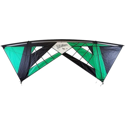 Revolution Reflex XX Tarantel (Vented) Green-Black 4 line stuntkite von Revolution kites