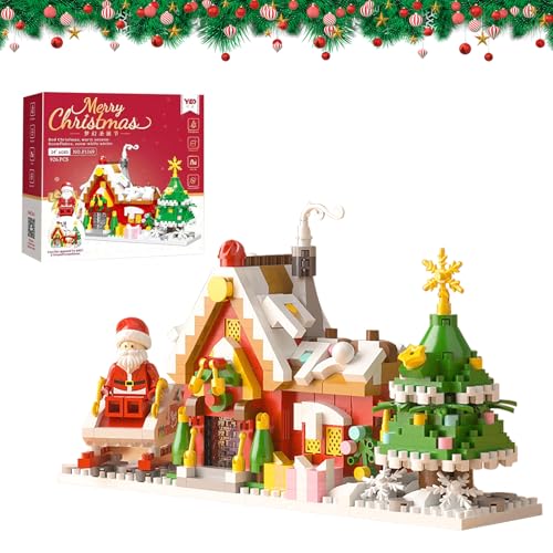 RevpoltIQ Weihnachten Haus Bausteine, Weihnachtsbaum Bauklötze Set, Weihnachtsmann Bauklötze Spielzeug, Weihnachten Spielzeug Geschenk Kit ab 14 Jahre Kinder, Erwachsene, Jungen, Mädchen, 926 Pcs RevpoltIQ Weihnachten Haus Bausteine, Weihnachtsbaum Bauklötze Set, Weihnachtsmann Bauklötze Spielzeug, Weihnachten Spielzeug Geschenk Kit ab 14 Jahre Kinder, Erwachsene, Jungen, Mädchen, 926 Pcs von RevpoltIQ