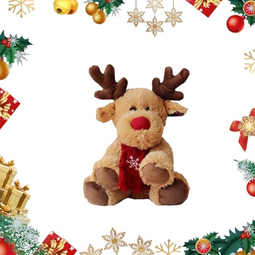 RevpoltIQ Weihnachten Rentier Plüschtier Xmas Kuschelig Plüsch Hirsch Plüschtier Kleintier Elch Puppe Plüschtier Plüschtier Stofftier Weich Kuschelig Perfekt für Kinder Mädchen RevpoltIQ Weihnachten Rentier Plüschtier Xmas Kuschelig Plüsch Hirsch Plüschtier Kleintier Elch Puppe Plüschtier Plüschtier Stofftier Weich Kuschelig Perfekt für Kinder Mädchen von RevpoltIQ