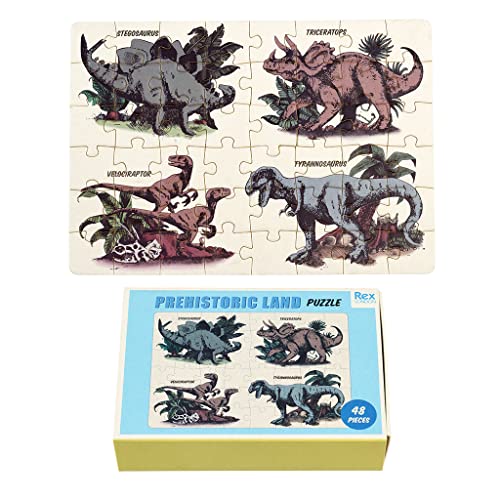 48 Teile Dinosaurier Mini Matchbox Puzzle von Rex London
