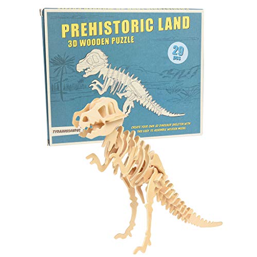 Rex London Make Your Own Tyrannosaurus 3d Wooden Puzzle Rex London Make Your Own Tyrannosaurus 3d Wooden Puzzle von Rex London