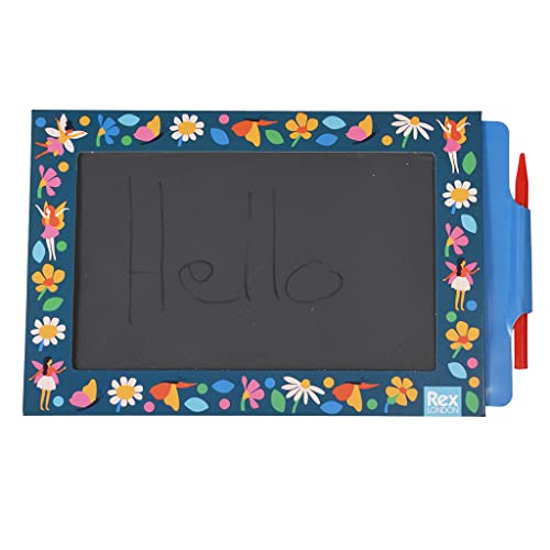 Rex London Feen im Garten Magischer Schiefer - Zauberschiefer, Kinderfreundlich, Feenhaft - Mehrfarbig - Karton, Kunststoff, Papier, Wachs - 15 x 9,3 cm (L x B) - 20,8 × 12,9 × 0,6 cm von Rex London