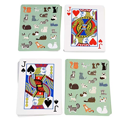 Rex London Spielkarten mit Katzen-Design in einer Dose von Rex London