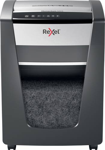 Rexel Momentum M515 Aktenvernichter 15 Blatt Partikelschnitt 2 x 15mm P-5 30l Vernichtet auch Heftkl von Rexel