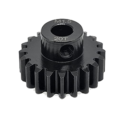 Reykentu 1 x Motor Gear M1.5 8 mm 20T Ritzel Motor Gear für 1/5 1/6 RC Car RC 55 56 Series bürstenloser Motor von Reykentu