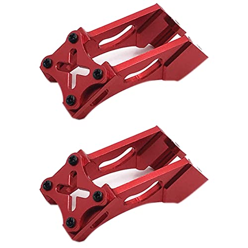 Reykentu 2 x 144001-1258 feste Teile aus Metall, Firmware-Zubehör-Set für 144001 1/14 4WD RC Car Teile, Rot von Reykentu