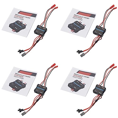 Reykentu 4 x Elektronischer Geschwindigkeitsregler, ESC, gebürstet, 40 A, für C24 C34 MN D90 MN99S MN86S von Reykentu