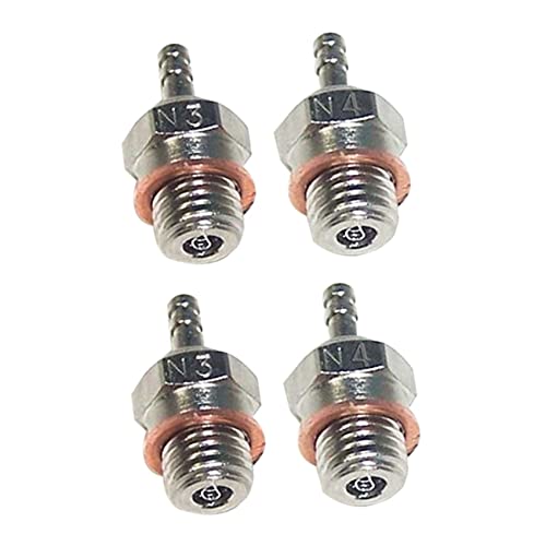 Reykentu 5 x N4 Glühkerze für 70117 1/10 1/8 RC Calesa Motorteile Nitro von Reykentu