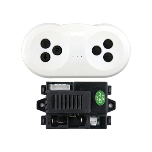 Reykentu Elektrische Auto-Fernbedienung für Kinder, Ersatzteile für Fahrzeuge, Modell RC, Fernbedienung + Empfänger 6 V von Reykentu