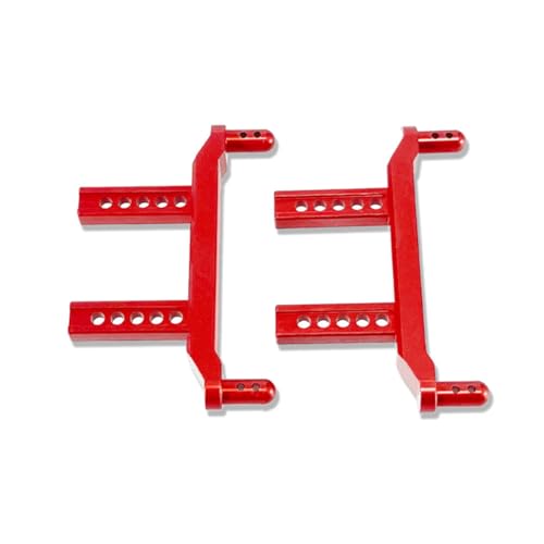 Reykentu Montagestange vorne und hinten aus Aluminiumlegierung für SCY 1/16 16101 16102 16103 16101PRO RC Auto-Upgrade-Teile, Rot von Reykentu