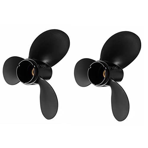 Rfeeuubft 2 Stück 7 1/2 x 7 Schiffsmotor Propeller 3-Blatt Rotary Paddle 58110-91Jn0-019 für Außenbordmotor 4-6PS Rfeeuubft 2 Stück 7 1/2 x 7 Schiffsmotor Propeller 3-Blatt Rotary Paddle 58110-91Jn0-019 für Außenbordmotor 4-6PS von Rfeeuubft