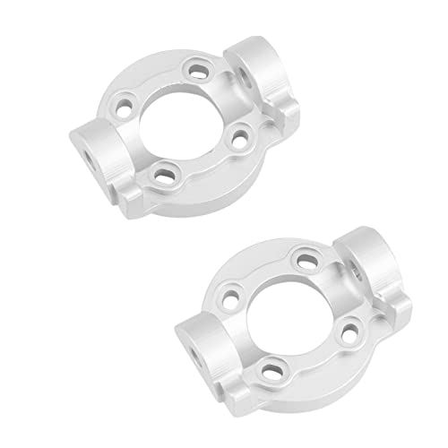 Rfeeuubft 2 Stück Metalleimer C Sitz Radblock C für 4WD Solide Achse RC Auto Upgrade-Teile, Silber von Rfeeuubft
