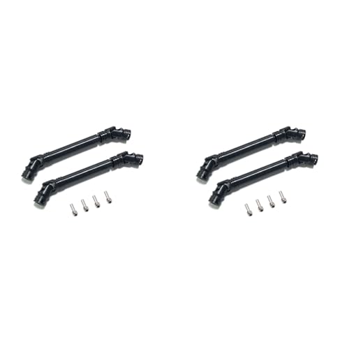 Rfeeuubft 2X 2 Teilige Universal Antriebs Welle Aus Stahl 105-157 mm für 1/10 RC Crawler Axial SCX10 II III AXI03007 Trx4 D90 D110 von Rfeeuubft