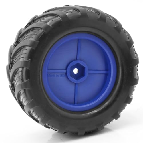 Rfeeuubft 4 Stück 100 mm 1/10 Reifen Rad 12 mm Sechskant für 1/18 Mini RC Auto Upgrade Teile Zubehör, Blau Rfeeuubft 4 Stück 100 mm 1/10 Reifen Rad 12 mm Sechskant für 1/18 Mini RC Auto Upgrade Teile Zubehör, Blau von Rfeeuubft