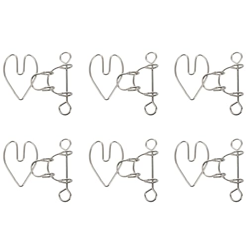Rfeeuubft 6X Herzschmerz Draht Denkaufgabe Metall Puzzle von Rfeeuubft