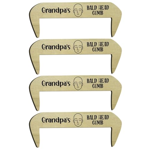 Rfeeuubft Lustiger Holzkamm Als Geschenk, Zahnlos, Basteln, Glatzenkamm, Überraschungsgeschenk für Männer mit Glatze, B Rfeeuubft Lustiger Holzkamm Als Geschenk, Zahnlos, Basteln, Glatzenkamm, Überraschungsgeschenk für Männer mit Glatze, B von Rfeeuubft