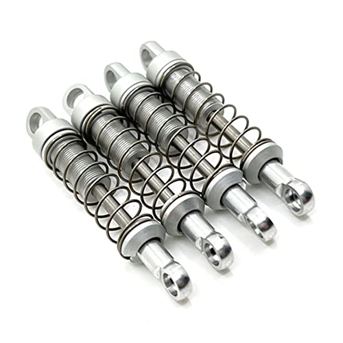 Rfeeuubft Stoßdämpfer vorne und hinten aus Metall MN78 für MN78 MN-78 MN 78 1/12 RC Car Upgrades Parts Zubehör, Silber von Rfeeuubft